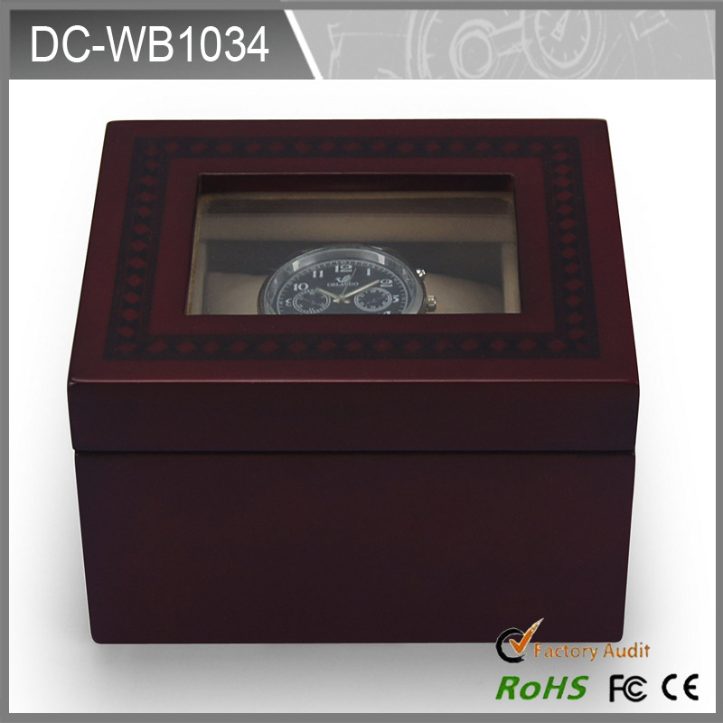 手錶盒 高檔木質表盒 高檔手錶展示盒 透明玻璃天窗展示盒批發・進口・工廠・代買・代購