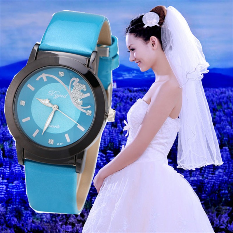 2016新款蝴蝶皮帶手錶 流行鑲鉆皮帶石英表 Ebay爆款女士腕表批發批發・進口・工廠・代買・代購