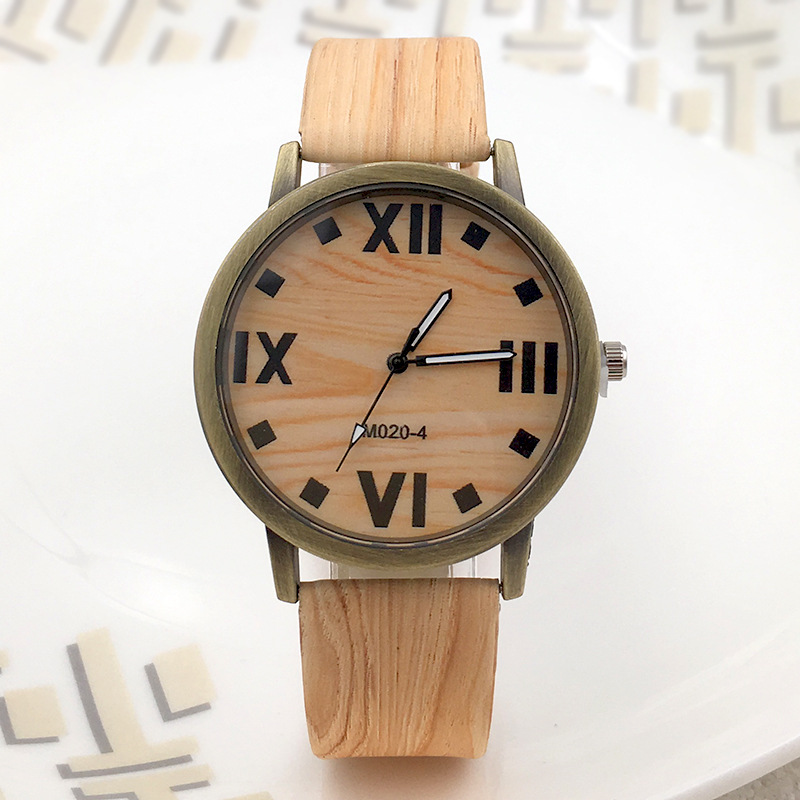 新款木紋手錶 羅馬刻度青銅外貿木頭表 Ebay歐美淘寶時裝通用表批發・進口・工廠・代買・代購
