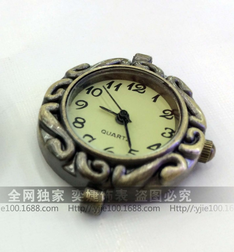 外貿熱銷表頭復古青銅色表頭手錶DIY必備表頭 手錶配件現貨批發工廠,批發,進口,代購