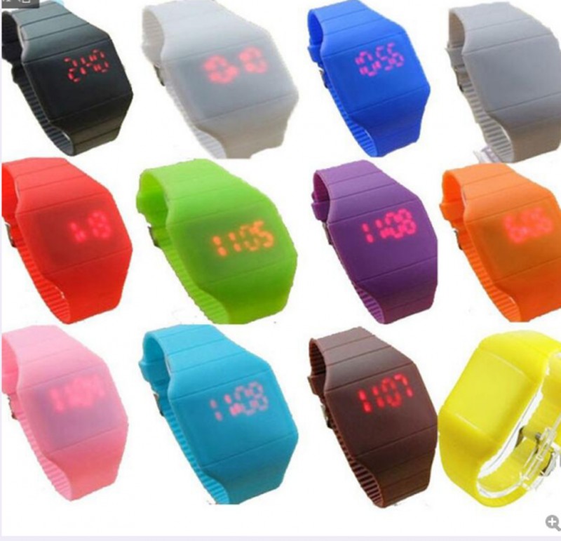 鼎誠手錶批發 時尚超薄LED電子手錶   矽膠手錶  連身LED觸摸表批發・進口・工廠・代買・代購