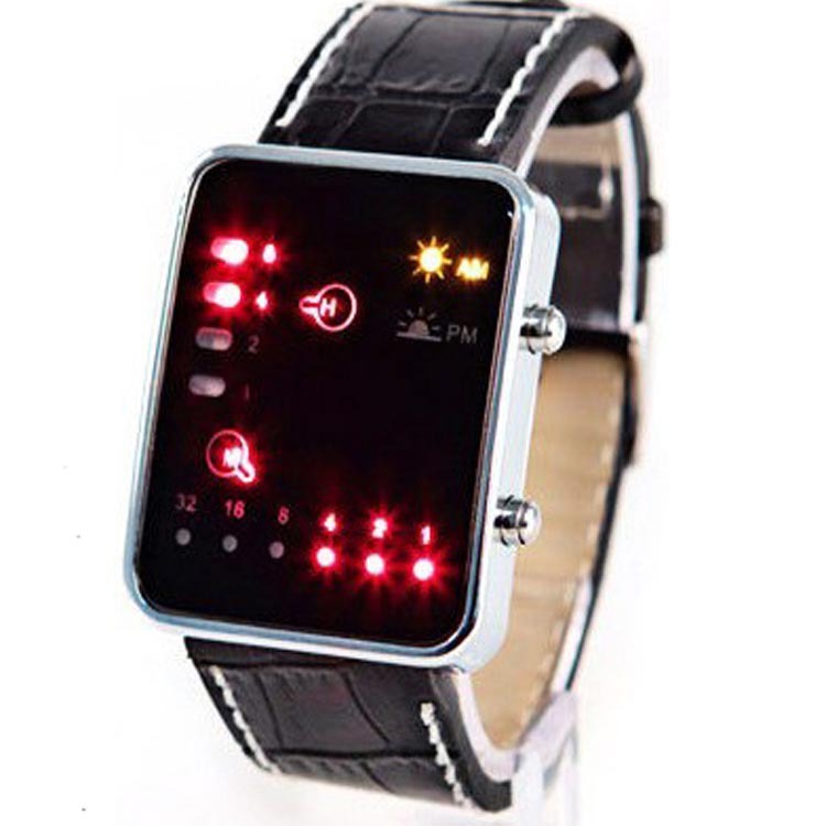 現貨批發二進製LED防水手錶高貴情侶表 學生表 手錶 禮物手飾批發・進口・工廠・代買・代購