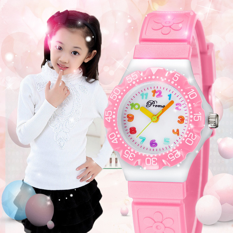 韓國兒童手錶女孩石英表百搭少女超薄手錶批發代理女表一件代發批發・進口・工廠・代買・代購