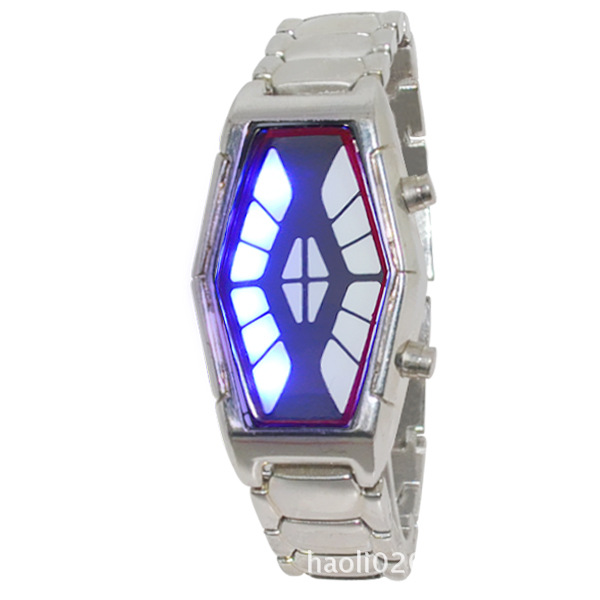 最新暢銷時尚LED男士手錶 鋼鐵俠 創意蛇頭復古手錶男 一件代發批發・進口・工廠・代買・代購
