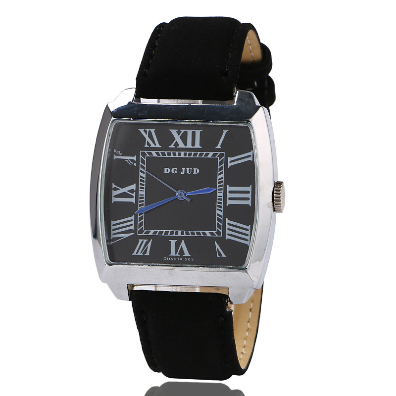 方形羅馬刻度學生男士手錶 時尚男士手錶批發貨源分銷代發JD505批發・進口・工廠・代買・代購