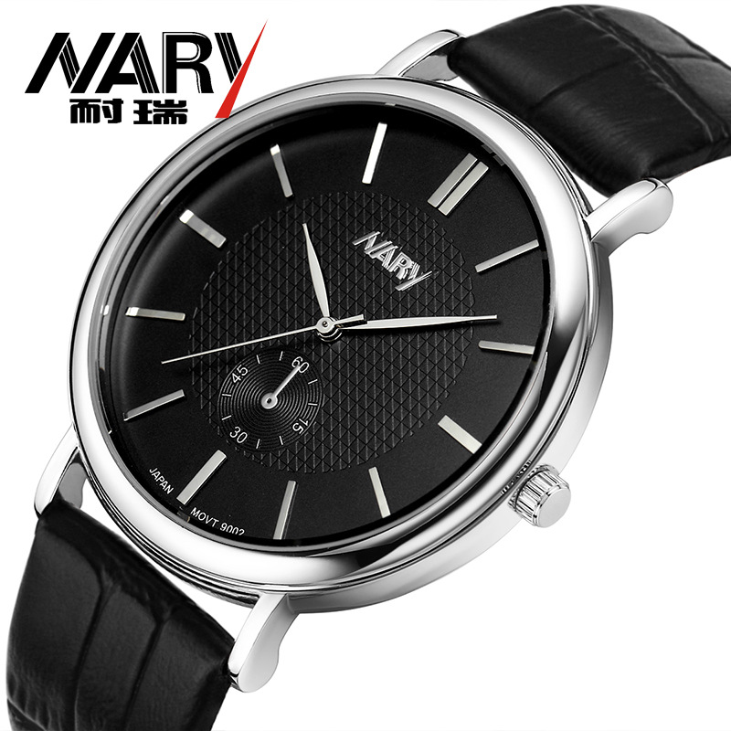 【耐瑞NARY】2016年新款手錶正品大表盤簡約情侶手錶9002土豪金表批發・進口・工廠・代買・代購