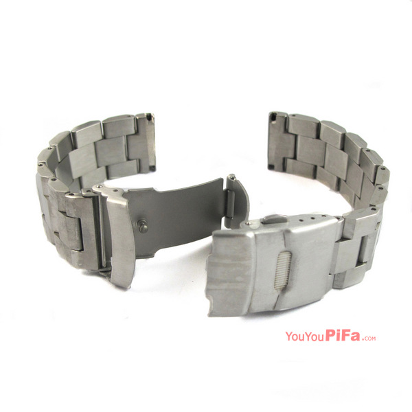 高檔不銹鋼表帶 男女通用表帶 機械表帶手錶配件銀色(NBW0BD7974)工廠,批發,進口,代購