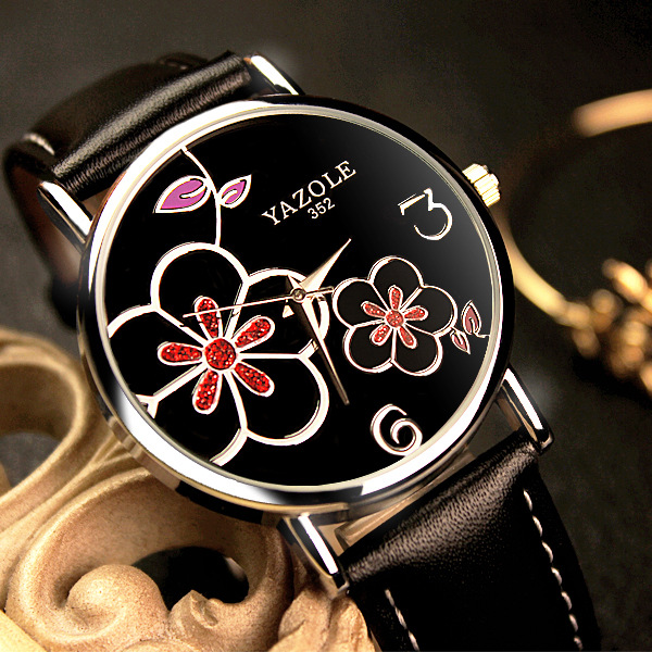 352韓版時尚流行皮帶手錶女款簡約OL風女表精美石英表 時裝表代發批發・進口・工廠・代買・代購