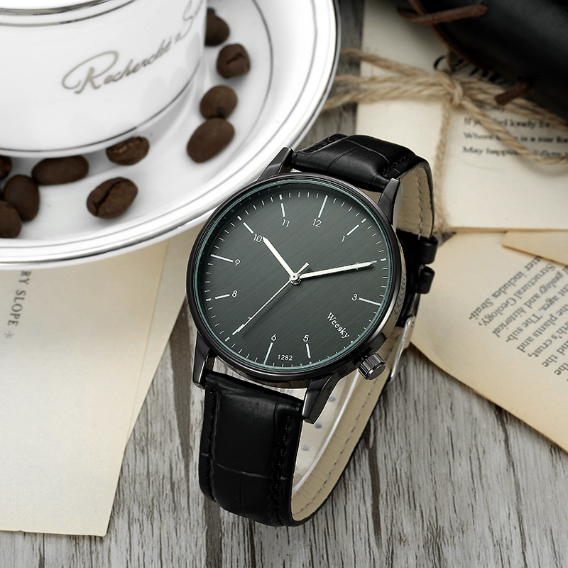 新款商務高檔情侶手錶一對皮帶手錶男女款韓版時尚學生防水石英表工廠,批發,進口,代購