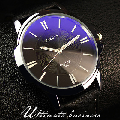 新款手錶男 羅馬大表盤韓版刻度高端商務手錶男士手錶石英表批發工廠,批發,進口,代購
