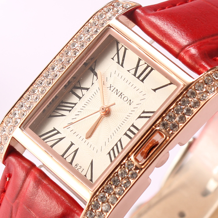 新款韓版復古女士手錶 方形時尚手錶  廠傢一手貨源 178032批發・進口・工廠・代買・代購