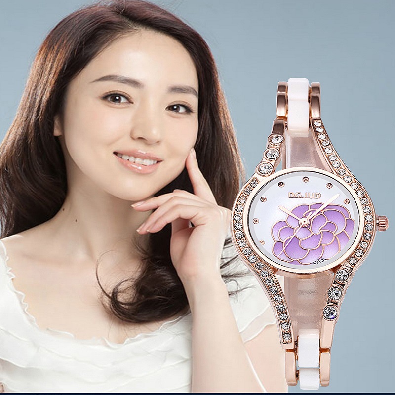 DGJUD品牌手錶新款鑲鉆手鏈表時尚裝飾表手錶 女款 韓版淘寶爆款批發・進口・工廠・代買・代購
