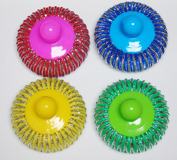 彩條塑料清潔球可替換塑料清潔鍋刷不黏鍋必選清潔刷不傷手不傷鍋工廠,批發,進口,代購