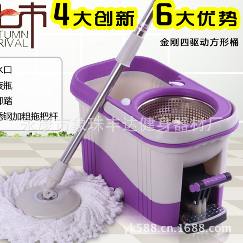 最新產品 鯨魚款大方桶 雙色好神拖 360度旋轉拖把工廠,批發,進口,代購