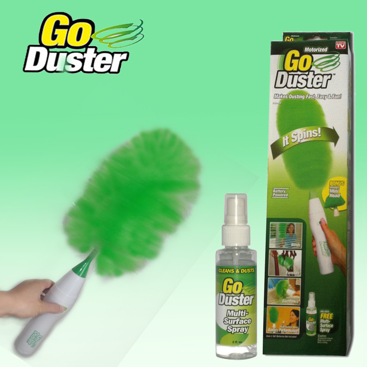 電動雞毛撣子 灰塵刷 多功能除塵刷 GO DUSTER TV產品  批發工廠,批發,進口,代購