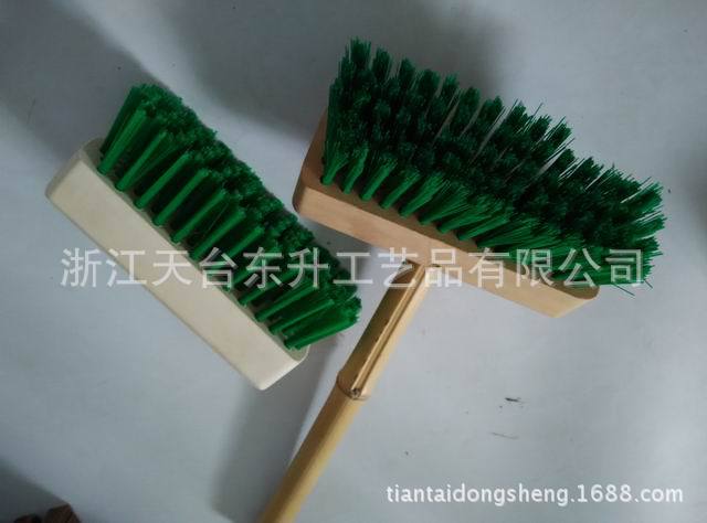 廠傢生產綠色木質甲板刷頭，decking brush,浴室衛生間清潔掃把工廠,批發,進口,代購