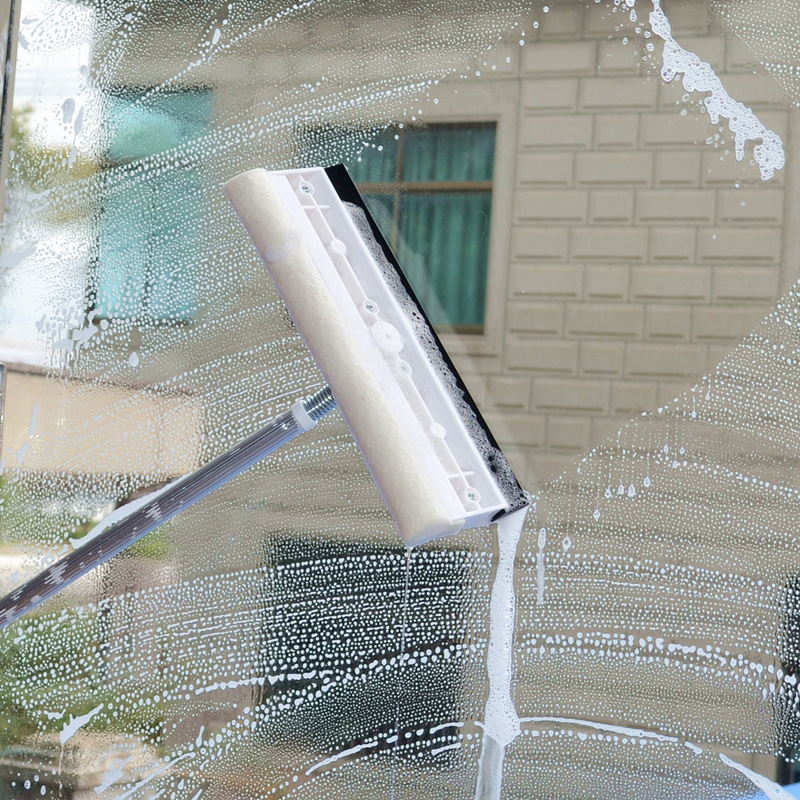 高品質加長伸縮鋁合金桿玻璃刮 玻璃擦 清潔玻璃 窗刷 玻璃刮水器批發・進口・工廠・代買・代購