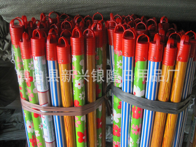 供應包膜拖把桿pvc coated wooden broom handle,broom stick工廠,批發,進口,代購