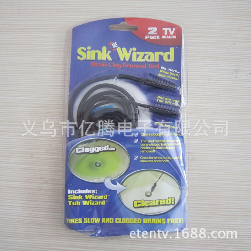 SINK WIZARD 管道疏通器 馬桶清潔器 TV新品工廠,批發,進口,代購