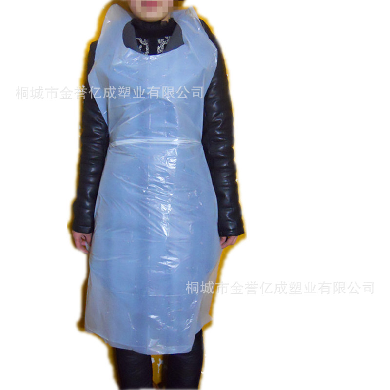優質一次性pe塑料圍裙透明色防水、防油、防塵 100/盒 加厚型批發・進口・工廠・代買・代購