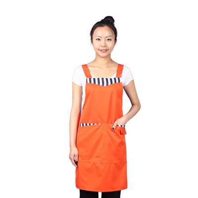 AE124 韓版圍裙 服務員圍裙 傢居圍裙 餐飲連鎖用圍裙量多可刺繡批發・進口・工廠・代買・代購