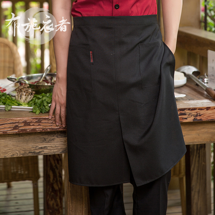 夏季新款圍裙工裝廚師酒店餐廳服務員圍裙單品可定製 WQ-005男款批發・進口・工廠・代買・代購