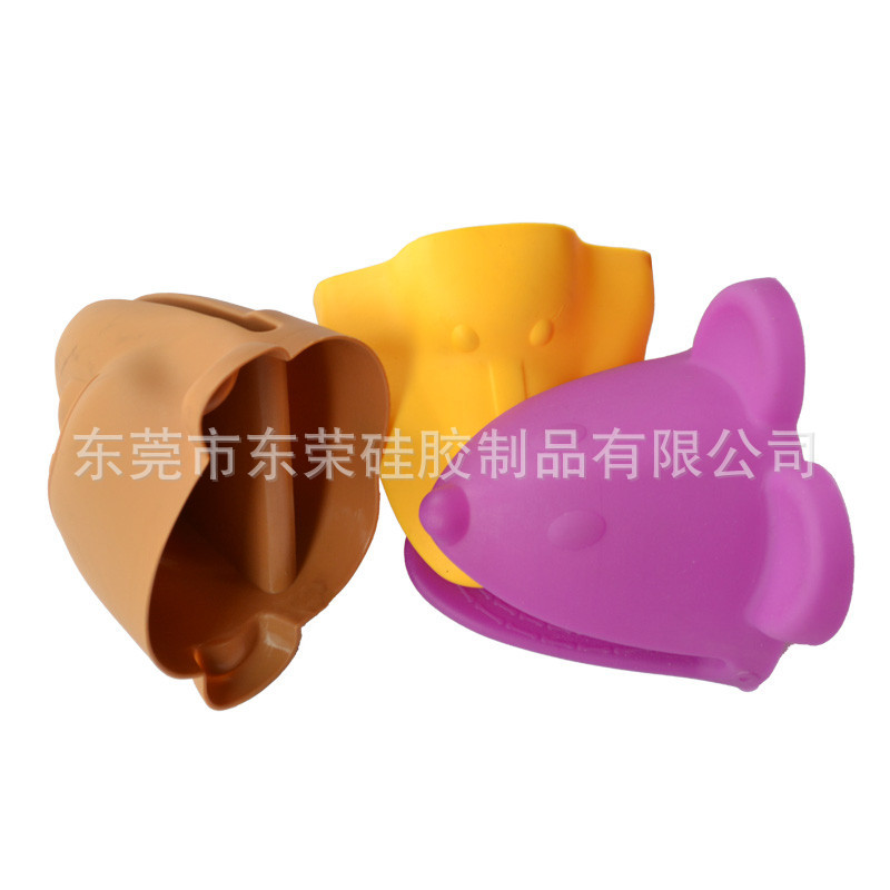 東榮定製 食品級矽膠多用小手套 糖果色 環保耐用 耐高溫隔熱好工廠,批發,進口,代購