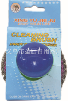 xuehu XS2010Z紙卡 鍍鋅鐵絲彩球綠圓柄鍋刷工廠,批發,進口,代購