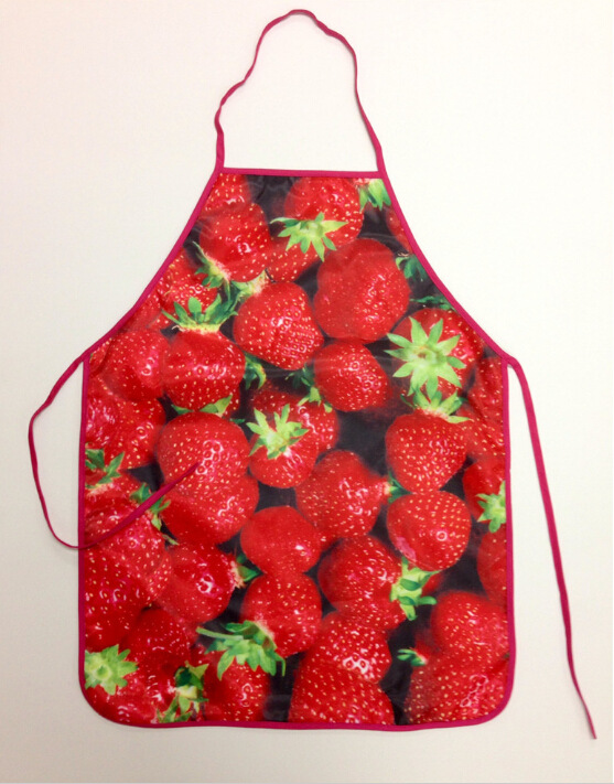 廠傢直銷 可愛的草莓圍裙 防水防污圍裙批發・進口・工廠・代買・代購