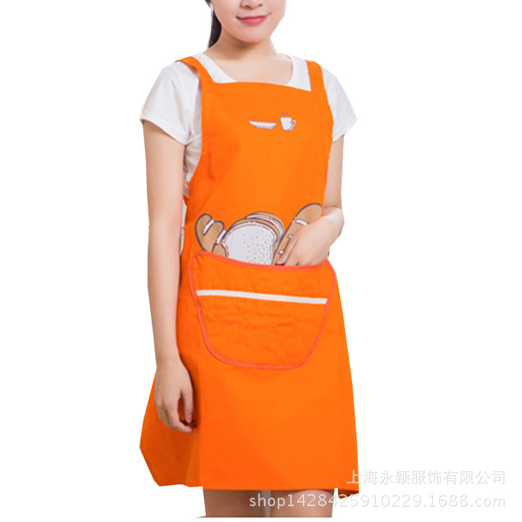 廚房傢居印字圍裙定做  時尚圍裙 韓版訂做  空姐圍裙來圖定製批發・進口・工廠・代買・代購