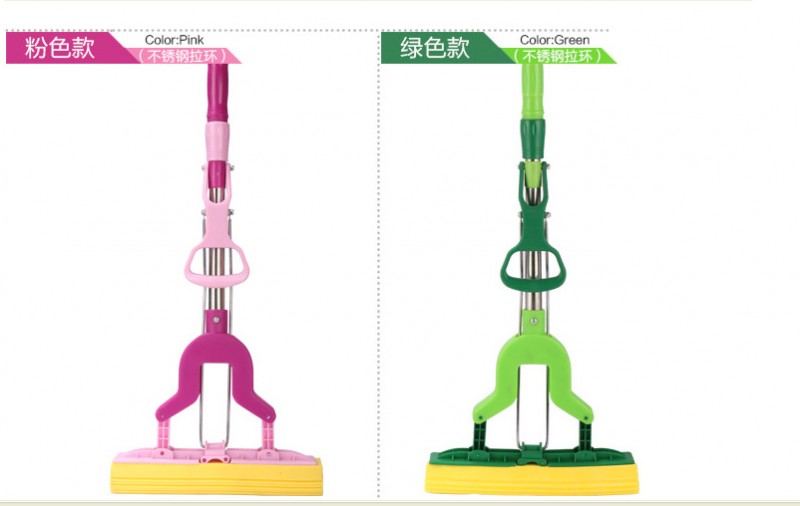 膠棉拖把   擠水拖把    吸水拖把      對折擠水膠拖   清潔用具工廠,批發,進口,代購
