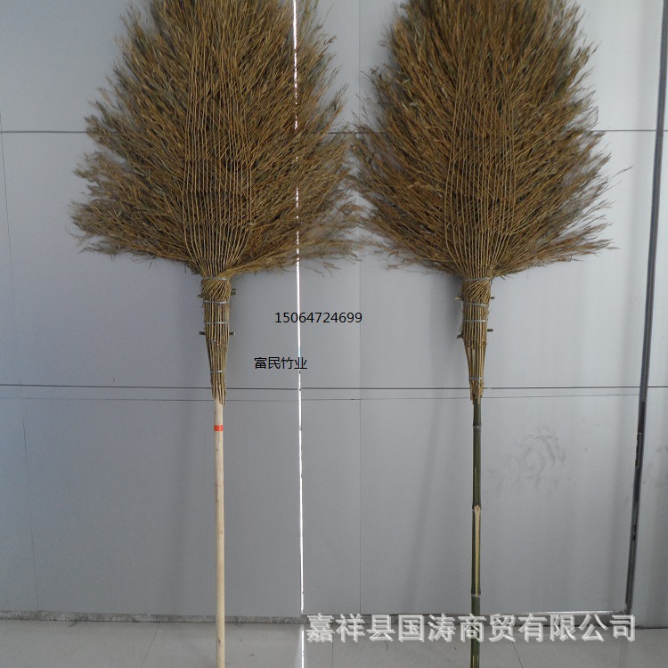 中國有個掃把廠年產500萬把竹掃把掃帚銷往全國各地工廠,批發,進口,代購