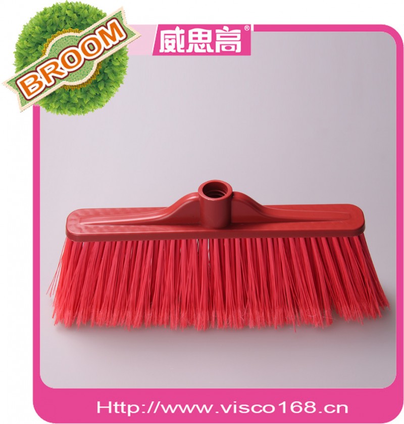 供應美觀 多顏色 時尚高檔 塑料掃把 掃帚 清潔工具 日用品VC131工廠,批發,進口,代購