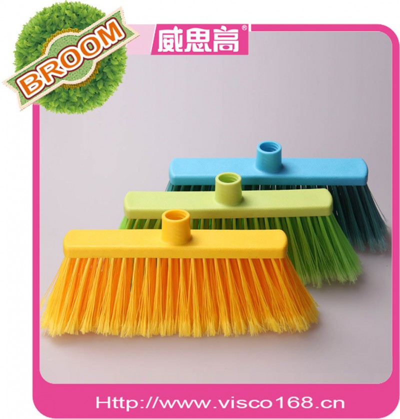 供應美觀 多顏色 時尚高檔 塑料掃把 掃帚 清潔工具PC31022工廠,批發,進口,代購