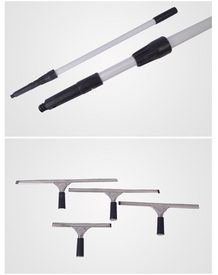 廠傢直銷專業玻璃刮鏟刀刮水器清潔工具鋁合金伸縮桿擦窗器工廠,批發,進口,代購