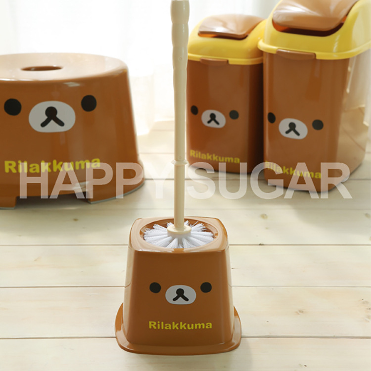 韓國正品rilakkuma 輕松熊馬桶刷 廁所刷 衛生刷子工廠,批發,進口,代購