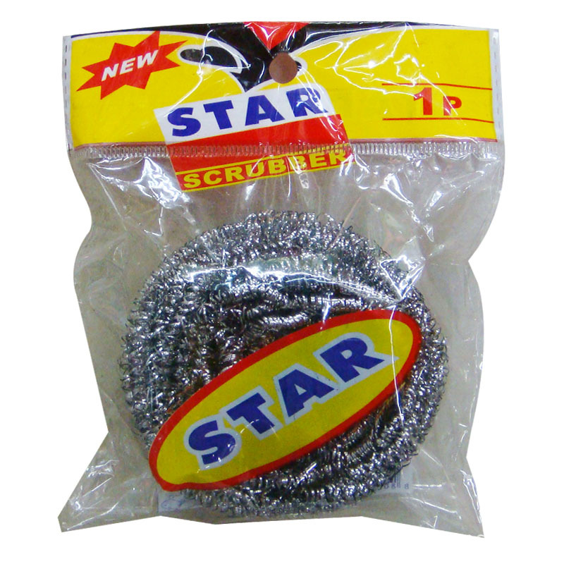 星球單個裝星星袋鋼絲球永不生銹鍋刷清潔刷擦洗球螺旋型工廠,批發,進口,代購