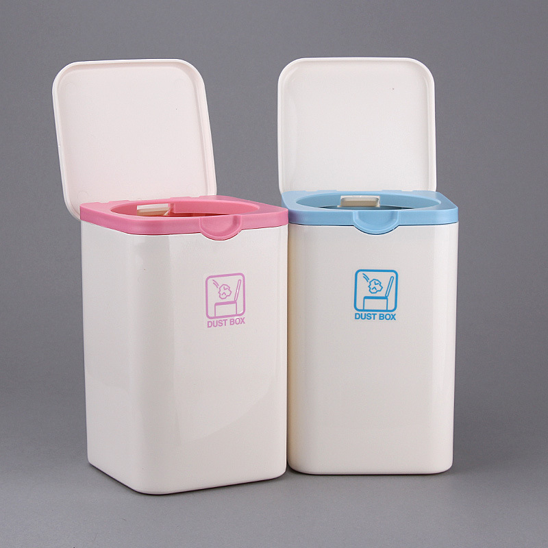 日本進口山田化學 迷你垃圾桶 桌麵垃圾桶 雜物桶收納桶 翻蓋式工廠,批發,進口,代購
