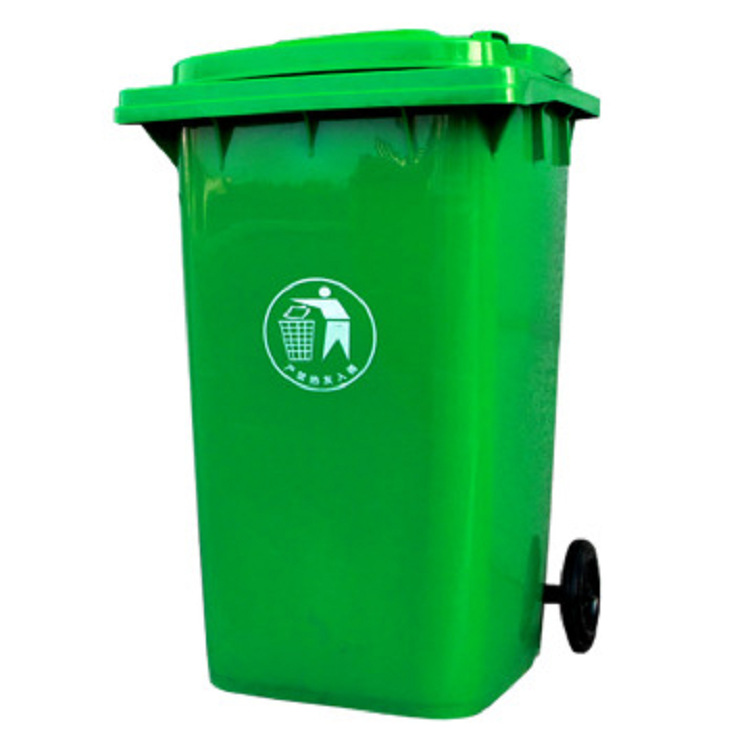 成都戶外垃圾桶 成都清潔用品批發 240L 環衛塑料垃圾桶 帶輪批發・進口・工廠・代買・代購