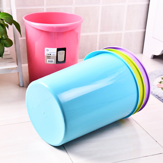 糖果色塑料垃圾桶 傢用塑料垃圾桶 創意紙簍 室內廚房衛生垃圾桶批發・進口・工廠・代買・代購