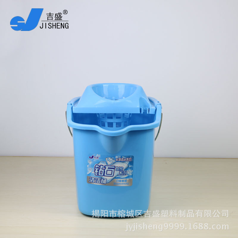 【吉盛塑料】328耐用拖把桶 清潔桶 帶輪塑料地拖桶 傢居清潔桶批發・進口・工廠・代買・代購