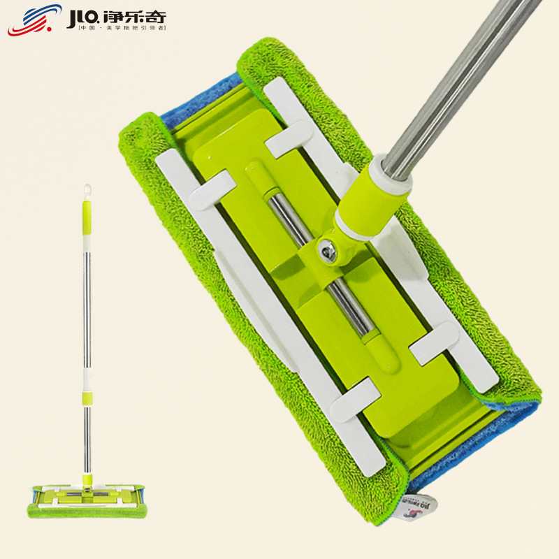 凈樂奇不銹鋼平板拖把 夾固式替換平板拖把 木地板專用平板地拖把工廠,批發,進口,代購