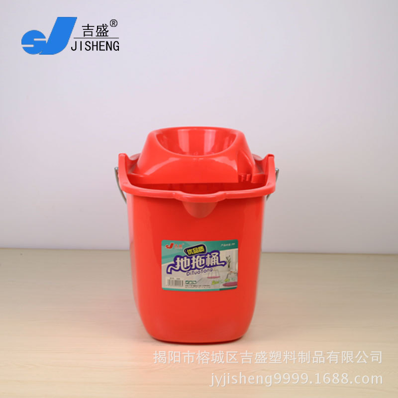 【吉盛塑料】388地拖桶豪華手壓式地拖桶 塑料脫水地拖桶批發・進口・工廠・代買・代購
