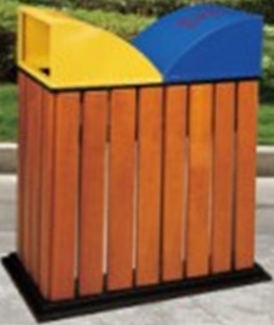 廠傢直銷 戶外垃圾桶 分類環保垃圾桶 LX-B189  橡膠木工廠,批發,進口,代購