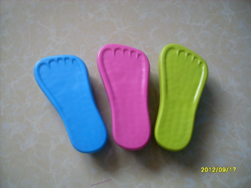 廠傢直銷 供應紅藍綠 漂亮彩色腳板形洗衣刷 塑料清潔刷 JX-8236工廠,批發,進口,代購