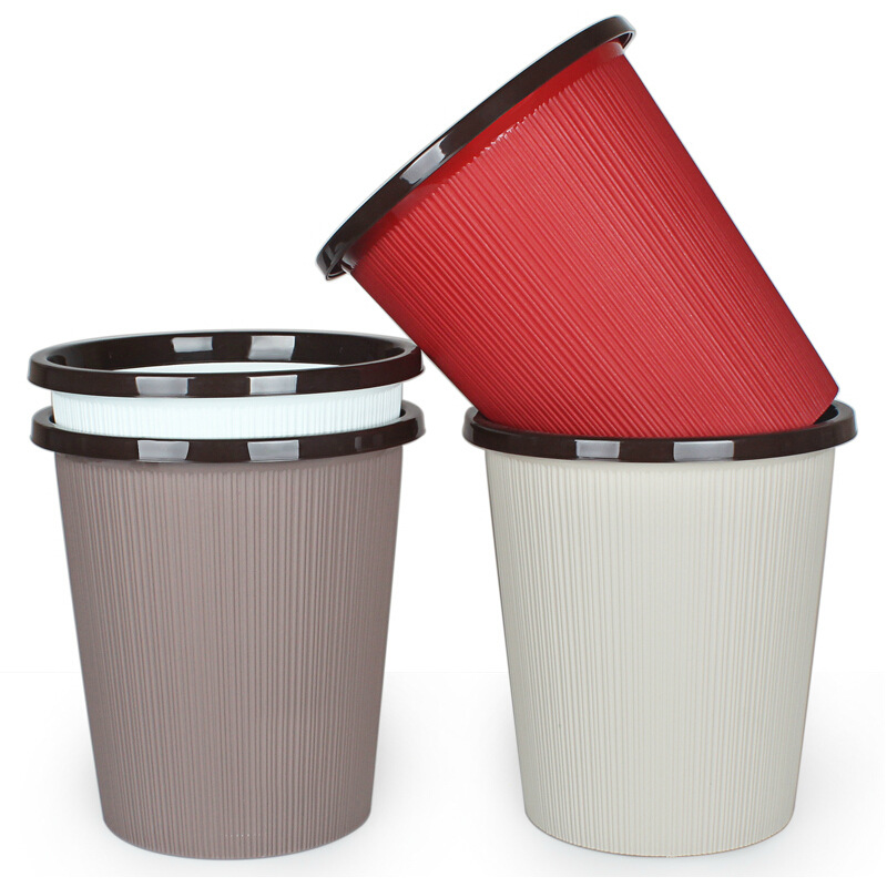 歐式創意傢用塑料垃圾桶無蓋廚房垃圾桶衛生間垃圾筒壓圈紙簍工廠,批發,進口,代購