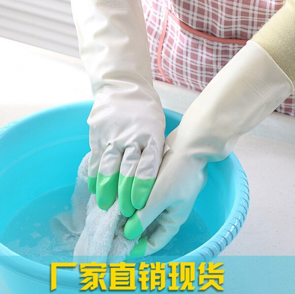 居傢洗碗橡膠清潔專用手套傢用防油防水清潔護理手套鯊魚油手套工廠,批發,進口,代購