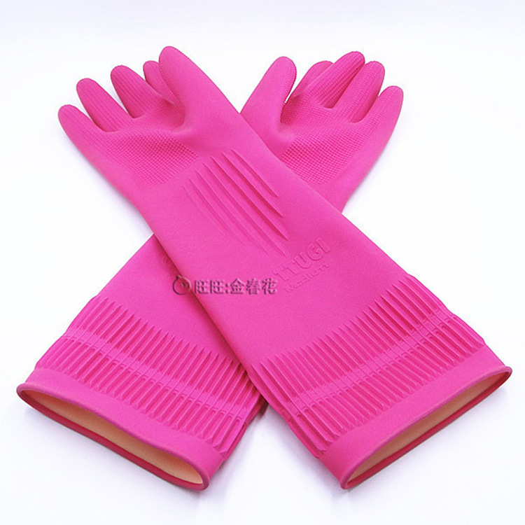 正品韓國 勞保清潔清掃 男女通用通用手套長款防護防滑一包10個批發・進口・工廠・代買・代購