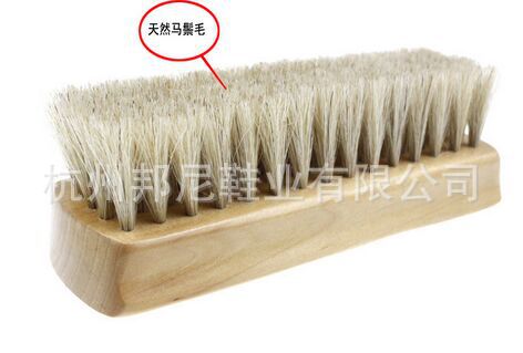 供應出口馬毛大方刷、木製鞋刷 用於皮具護理不傷皮（shoe brush)批發・進口・工廠・代買・代購