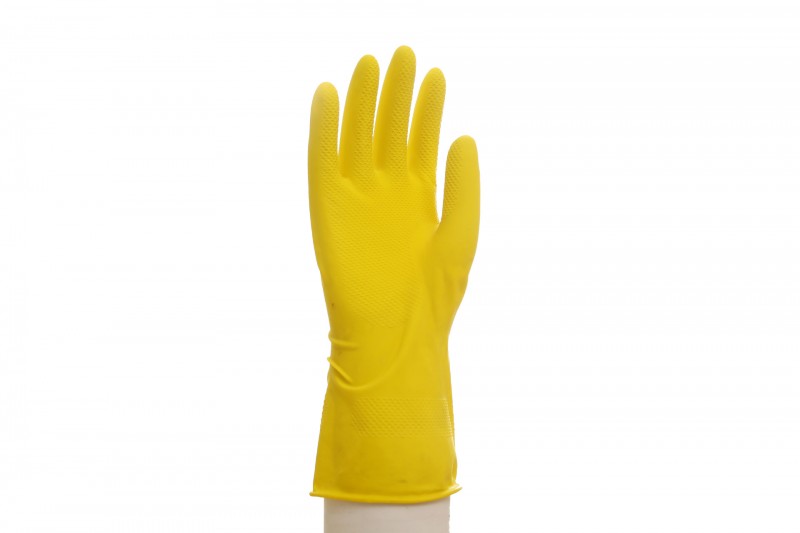 黃色傢用乳膠手套天然乳膠材質批發・進口・工廠・代買・代購